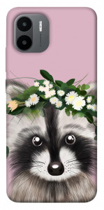 Чохол Raccoon in flowers для Xiaomi Redmi A2