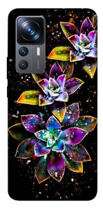 Чехол Flowers on black для Xiaomi 12T
