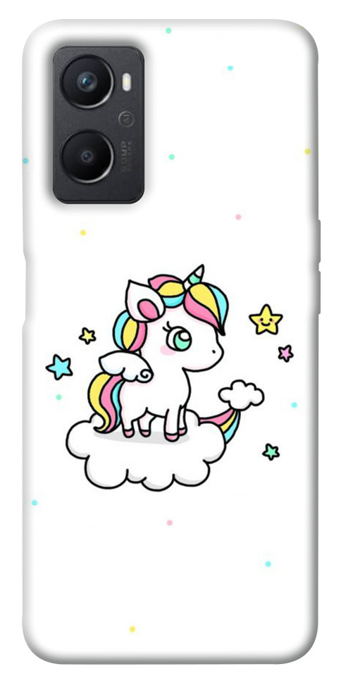 

Чехол Единорог на облаке для Oppo A96 1480077