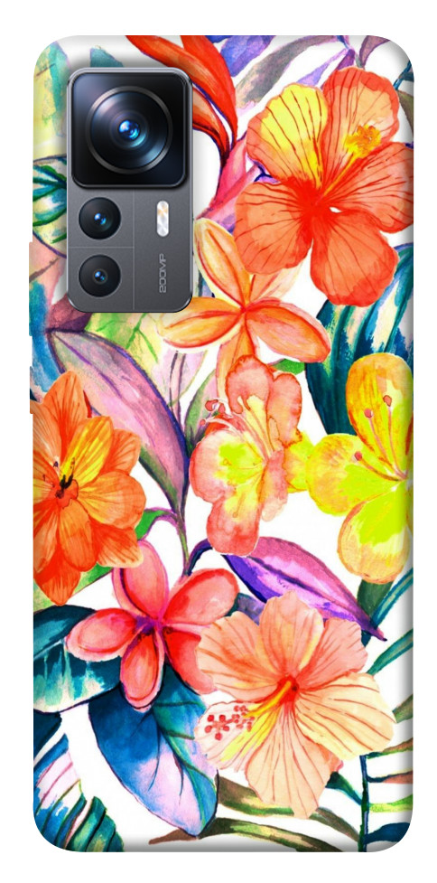 

Чехол Цветочный коктейль для Xiaomi 12T Pro 1480564