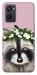 Чехол Raccoon in flowers для Oppo A96