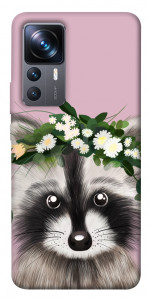 Чехол Raccoon in flowers для Xiaomi 12T Pro