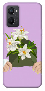 Чехол Flower message для Oppo A96