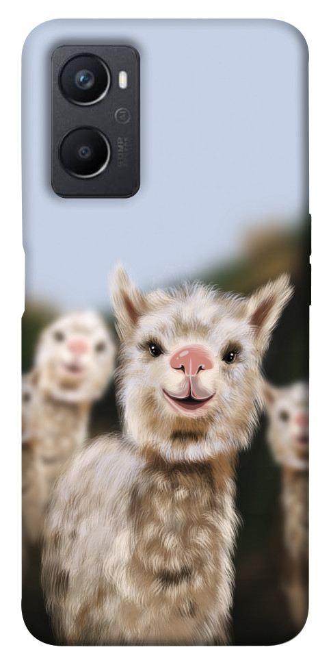 Чохол Funny llamas для Oppo A96