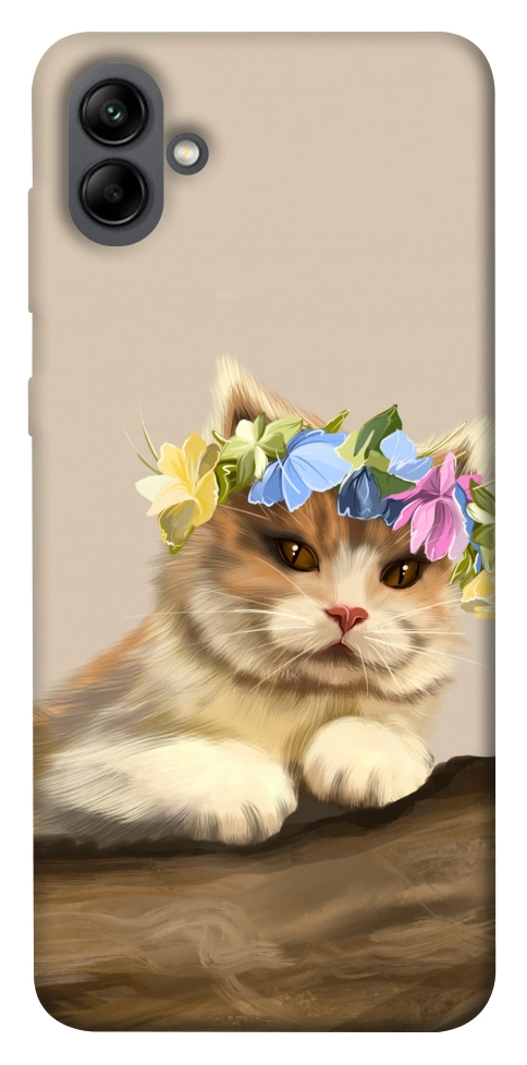 Чехол Cat in flowers для Galaxy A04