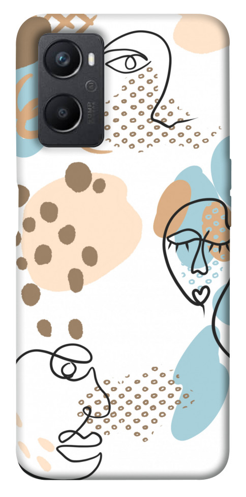 Чохол Face pattern для Oppo A96