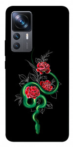 Чохол Snake in flowers для Xiaomi 12T