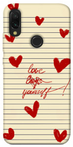 Чехол Love yourself для Xiaomi Redmi 7