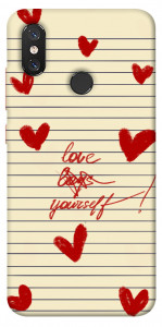 Чехол Love yourself для Xiaomi Mi 8