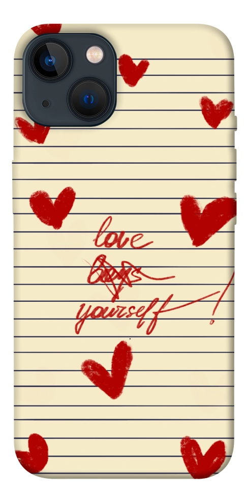 Чехол Love yourself для iPhone 13