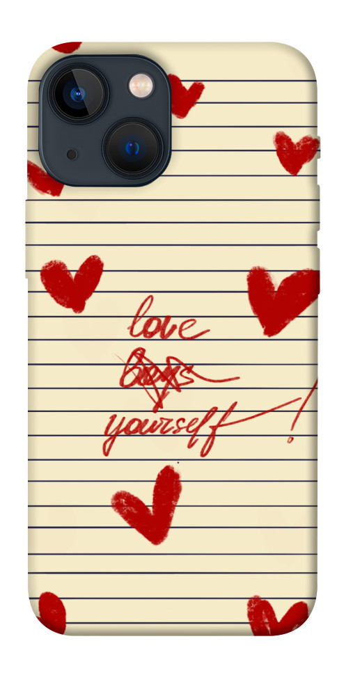 Чехол Love yourself для iPhone 13 mini