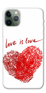 Чехол Love is love для iPhone 11 Pro