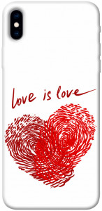 Чехол Love is love для iPhone XS Max