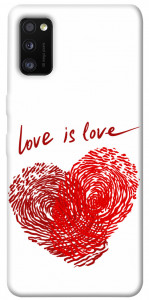 Чехол Love is love для Galaxy A41 (2020)