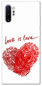 Чехол Love is love для Galaxy Note 10+ (2019)