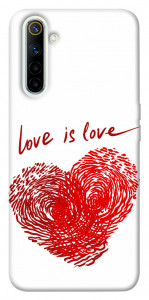 Чехол Love is love для Realme 6
