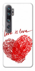 Чехол Love is love для Xiaomi Mi Note 10