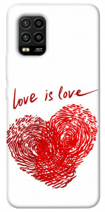 Чехол Love is love для Xiaomi Mi 10 Lite