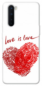 Чехол Love is love для OnePlus Nord
