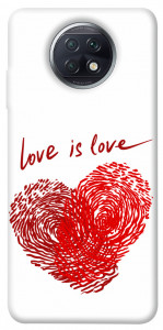 Чехол Love is love для Xiaomi Redmi Note 9T