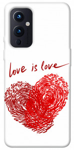 Чехол Love is love для OnePlus 9