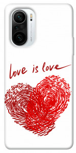 Чехол Love is love для Xiaomi Poco F3