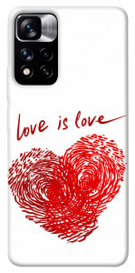 Чехол Love is love для Xiaomi Redmi Note 11 5G