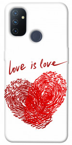 Чехол Love is love для OnePlus Nord N100
