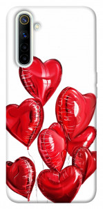 Чохол Heart balloons для Realme 6