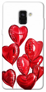 Чехол Heart balloons для Galaxy A8 (2018)