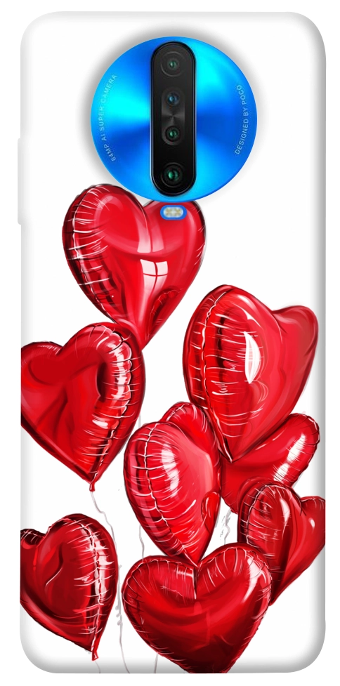 Чехол Heart balloons для Xiaomi Poco X2