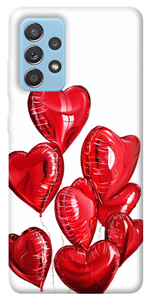 Чохол Heart balloons для Galaxy A52