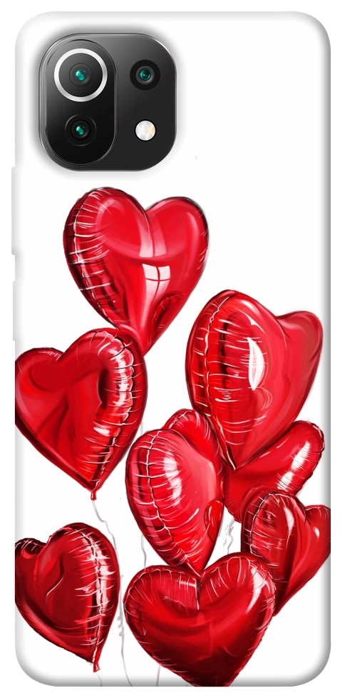 Чехол Heart balloons для Xiaomi Mi 11 Lite