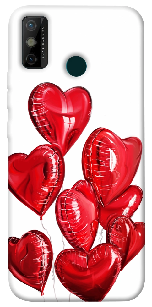 Чохол Heart balloons для TECNO Spark 6 Go