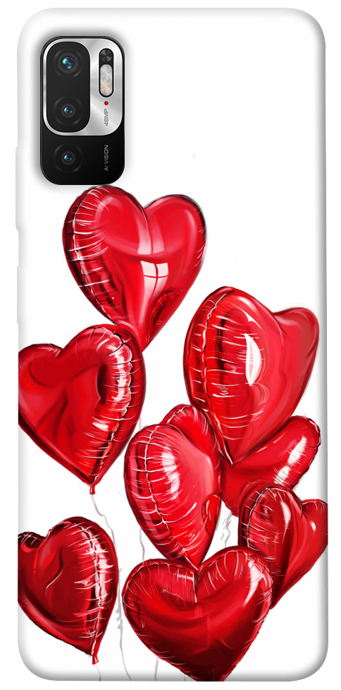 Чохол Heart balloons для Xiaomi Redmi Note 10 5G