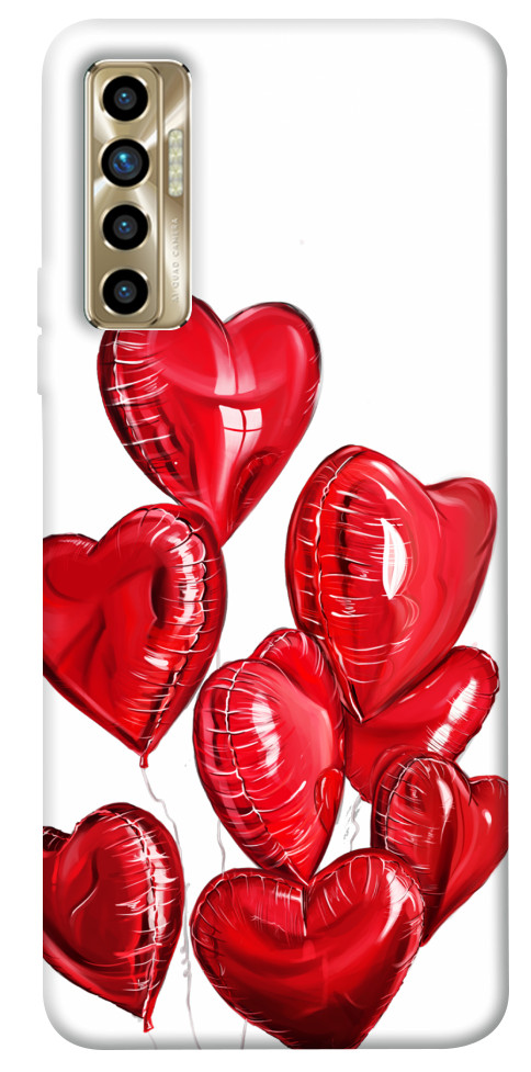 Чехол Heart balloons для TECNO Camon 17P