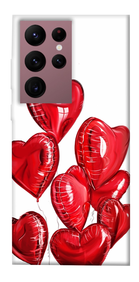 Чохол Heart balloons для Galaxy S22 Ultra