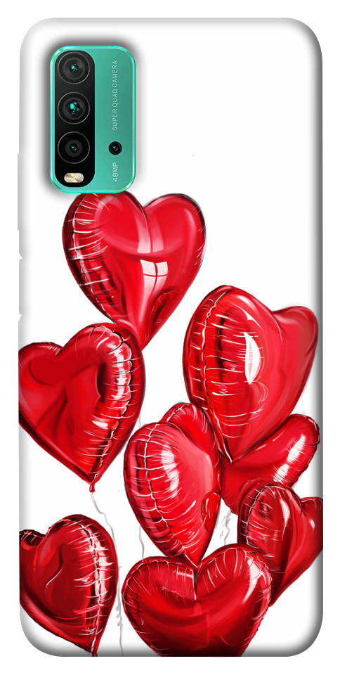 Чехол Heart balloons для Xiaomi Redmi Note 9 4G