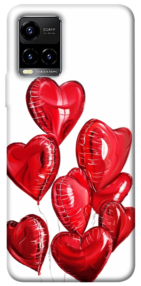 Чехол Heart balloons для Vivo Y33s