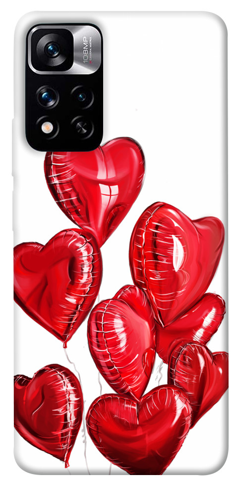 Чохол Heart balloons для Xiaomi Redmi Note 11 5G