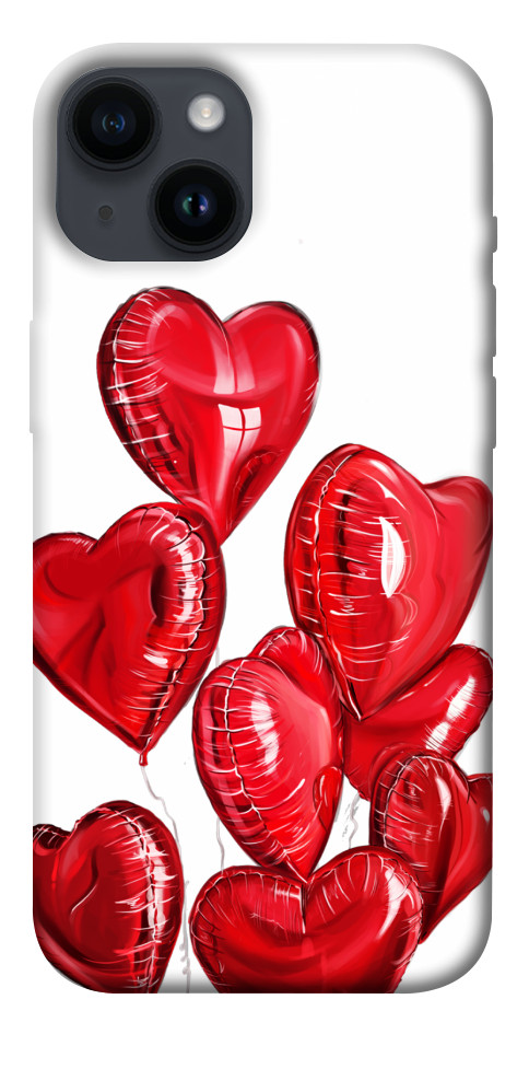 Чехол Heart balloons для iPhone 14