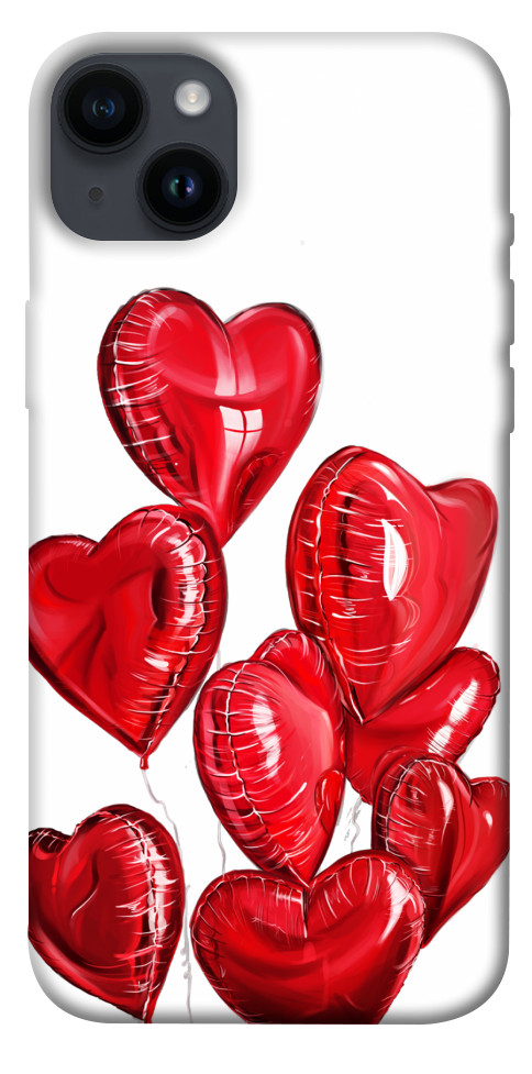 Чохол Heart balloons для iPhone 14 Plus