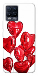 Чохол Heart balloons для Realme 8