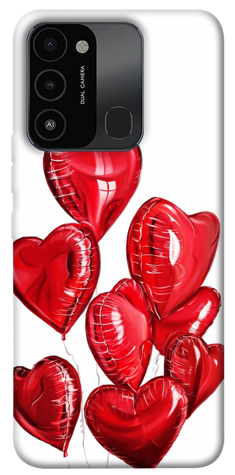 Чохол Heart balloons для TECNO Spark Go 2022 (KG5m)