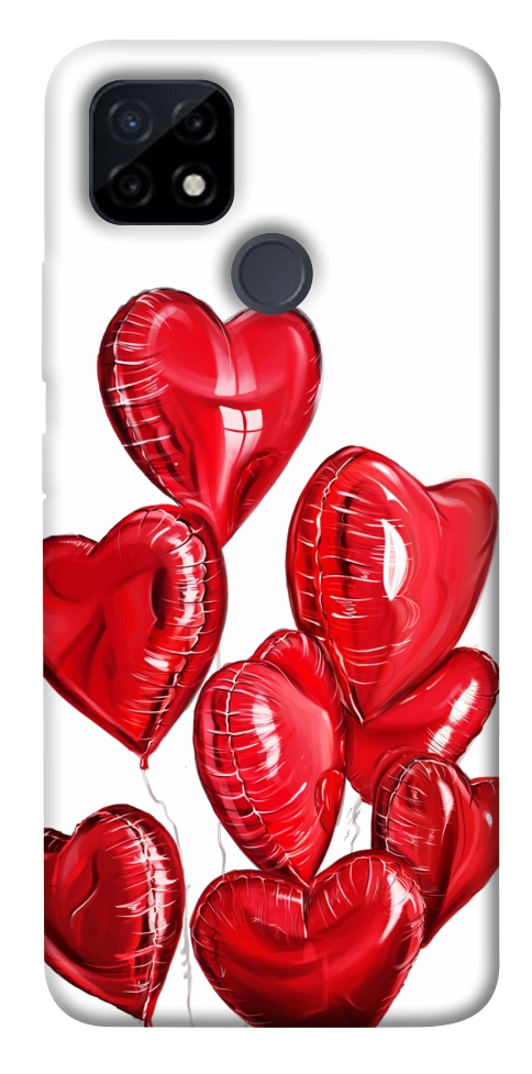 Чехол Heart balloons для Realme C21Y