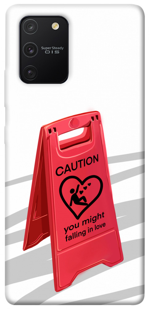 Чохол Caution falling in love для Galaxy S10 Lite (2020)