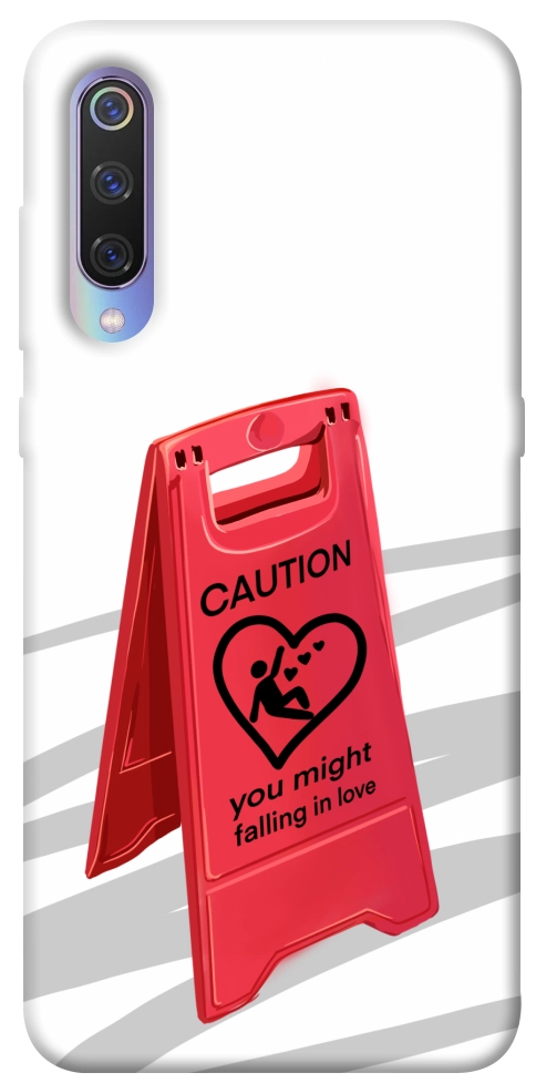 Чохол Caution falling in love для Xiaomi Mi 9