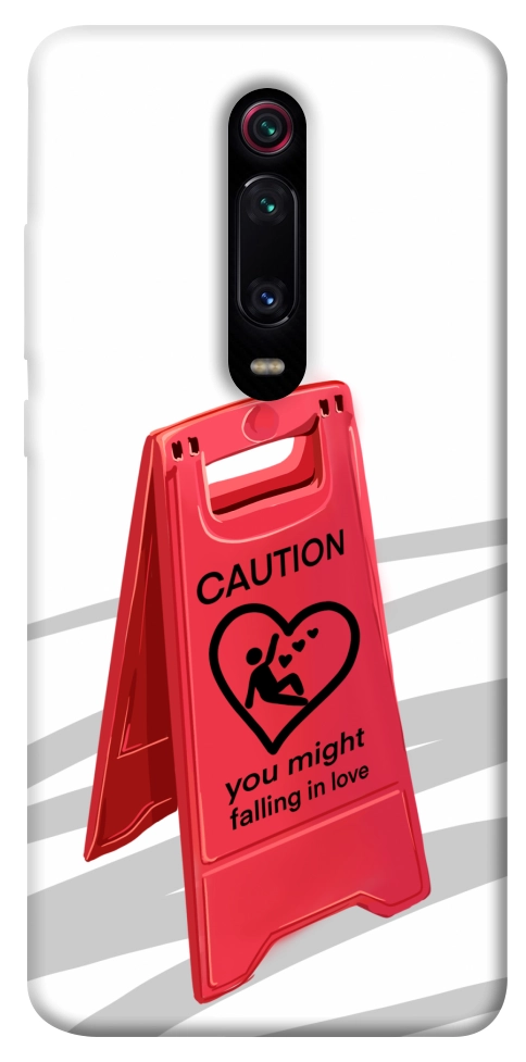 Чохол Caution falling in love для Xiaomi Mi 9T