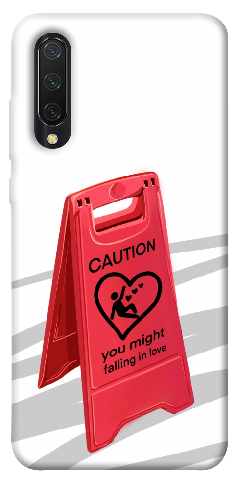 Чохол Caution falling in love для Xiaomi Mi CC9