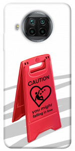 Чохол Caution falling in love для Xiaomi Mi 10T Lite